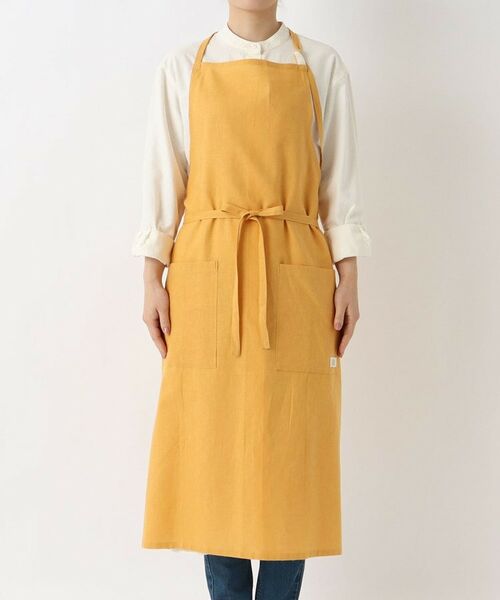 212 KITCHEN STORE / トゥーワントゥーキッチン ストア インテリア・生活雑貨・ホビー・ステーショナリー | リネンコットン フルエプロン YE ＜212Kオリジナル＞ | 詳細1