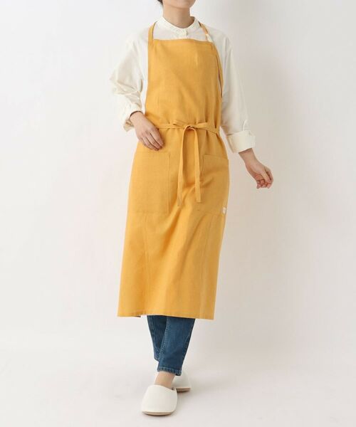 212 KITCHEN STORE / トゥーワントゥーキッチン ストア インテリア・生活雑貨・ホビー・ステーショナリー | リネンコットン フルエプロン YE ＜212Kオリジナル＞ | 詳細10
