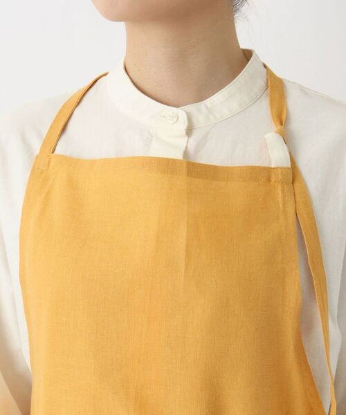 212 KITCHEN STORE / トゥーワントゥーキッチン ストア インテリア・生活雑貨・ホビー・ステーショナリー | リネンコットン フルエプロン YE ＜212Kオリジナル＞ | 詳細4