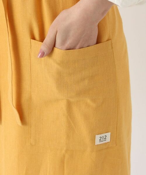 212 KITCHEN STORE / トゥーワントゥーキッチン ストア インテリア・生活雑貨・ホビー・ステーショナリー | リネンコットン フルエプロン YE ＜212Kオリジナル＞ | 詳細6