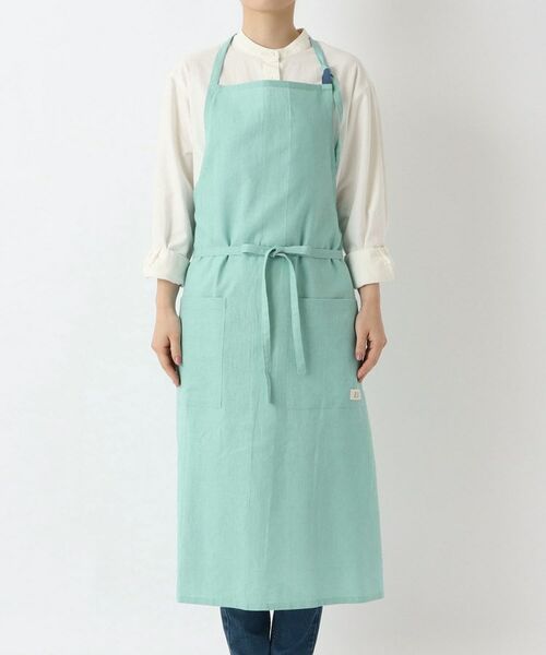 212 KITCHEN STORE / トゥーワントゥーキッチン ストア インテリア・生活雑貨・ホビー・ステーショナリー | リネンコットン フルエプロン BL ＜212Kオリジナル＞ | 詳細1