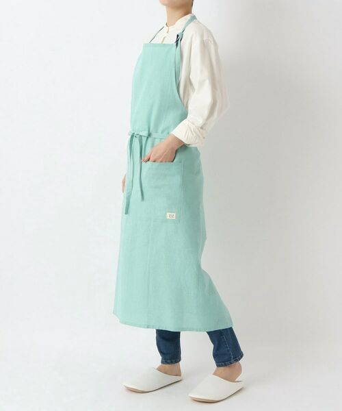 212 KITCHEN STORE / トゥーワントゥーキッチン ストア インテリア・生活雑貨・ホビー・ステーショナリー | リネンコットン フルエプロン BL ＜212Kオリジナル＞ | 詳細10