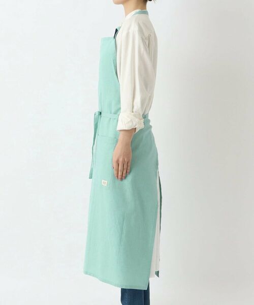 212 KITCHEN STORE / トゥーワントゥーキッチン ストア インテリア・生活雑貨・ホビー・ステーショナリー | リネンコットン フルエプロン BL ＜212Kオリジナル＞ | 詳細2
