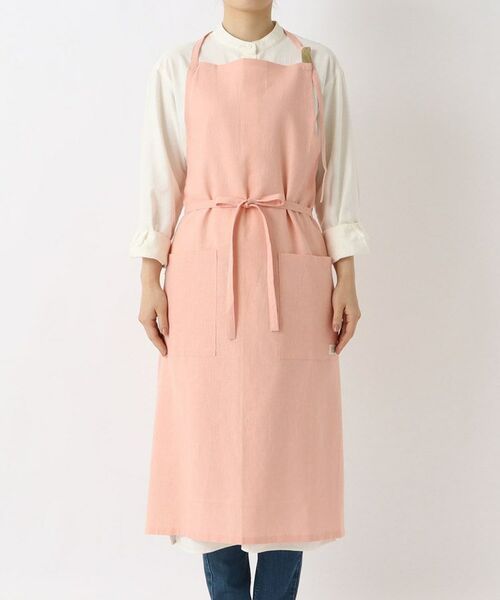 212 KITCHEN STORE / トゥーワントゥーキッチン ストア インテリア・生活雑貨・ホビー・ステーショナリー | リネンコットン フルエプロン PK ＜212Kオリジナル＞ | 詳細1