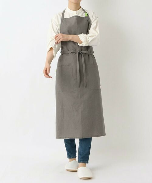 212 KITCHEN STORE / トゥーワントゥーキッチン ストア インテリア・生活雑貨・ホビー・ステーショナリー | リネンコットン フルエプロン GY ＜212Kオリジナル＞ | 詳細10