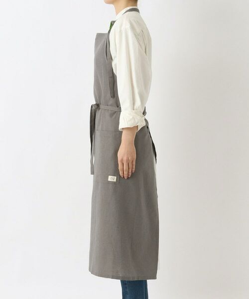 212 KITCHEN STORE / トゥーワントゥーキッチン ストア インテリア・生活雑貨・ホビー・ステーショナリー | リネンコットン フルエプロン GY ＜212Kオリジナル＞ | 詳細2
