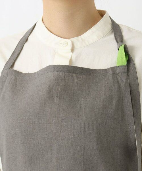 212 KITCHEN STORE / トゥーワントゥーキッチン ストア インテリア・生活雑貨・ホビー・ステーショナリー | リネンコットン フルエプロン GY ＜212Kオリジナル＞ | 詳細4