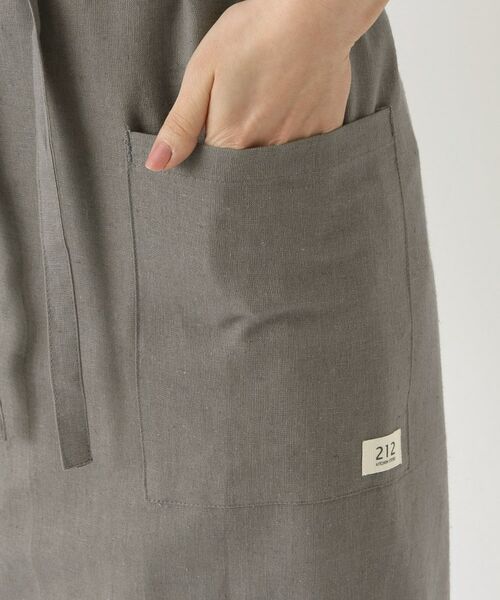 212 KITCHEN STORE / トゥーワントゥーキッチン ストア インテリア・生活雑貨・ホビー・ステーショナリー | リネンコットン フルエプロン GY ＜212Kオリジナル＞ | 詳細6