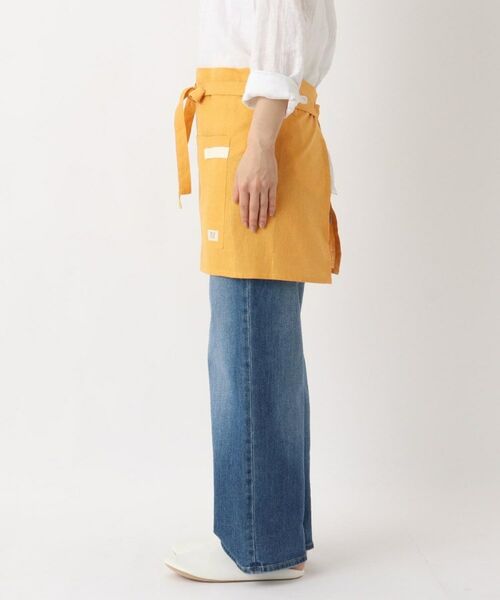 212 KITCHEN STORE / トゥーワントゥーキッチン ストア インテリア・生活雑貨・ホビー・ステーショナリー | リネンコットン カフェエプロン YE ＜212Kオリジナル＞ | 詳細2