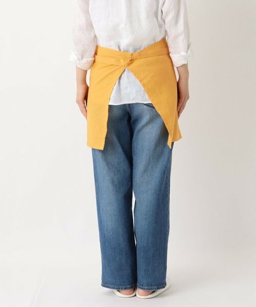 212 KITCHEN STORE / トゥーワントゥーキッチン ストア インテリア・生活雑貨・ホビー・ステーショナリー | リネンコットン カフェエプロン YE ＜212Kオリジナル＞ | 詳細3