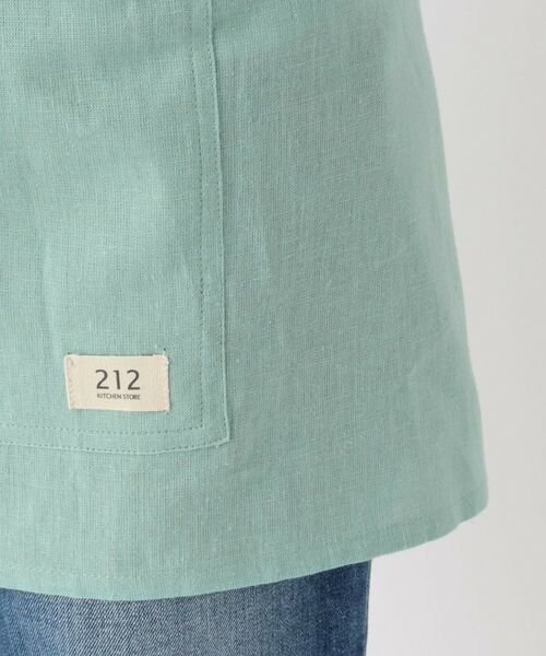 212 KITCHEN STORE / トゥーワントゥーキッチン ストア インテリア・生活雑貨・ホビー・ステーショナリー | リネンコットン カフェエプロン BL ＜212Kオリジナル＞ | 詳細6