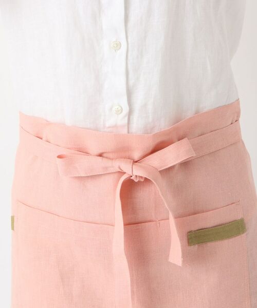 212 KITCHEN STORE / トゥーワントゥーキッチン ストア インテリア・生活雑貨・ホビー・ステーショナリー | リネンコットン カフェエプロン PK ＜212Kオリジナル＞ | 詳細4