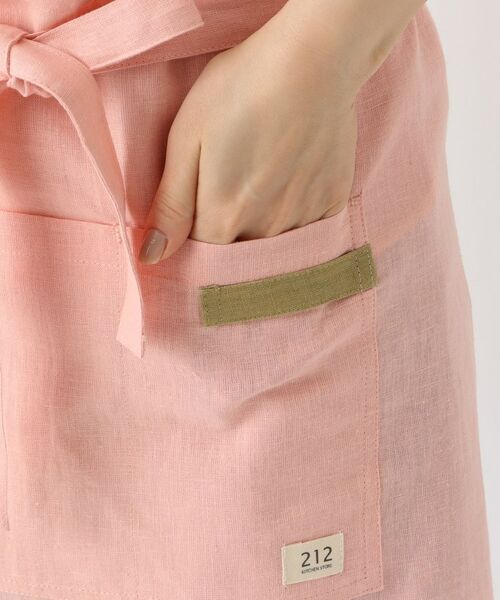 212 KITCHEN STORE / トゥーワントゥーキッチン ストア インテリア・生活雑貨・ホビー・ステーショナリー | リネンコットン カフェエプロン PK ＜212Kオリジナル＞ | 詳細5