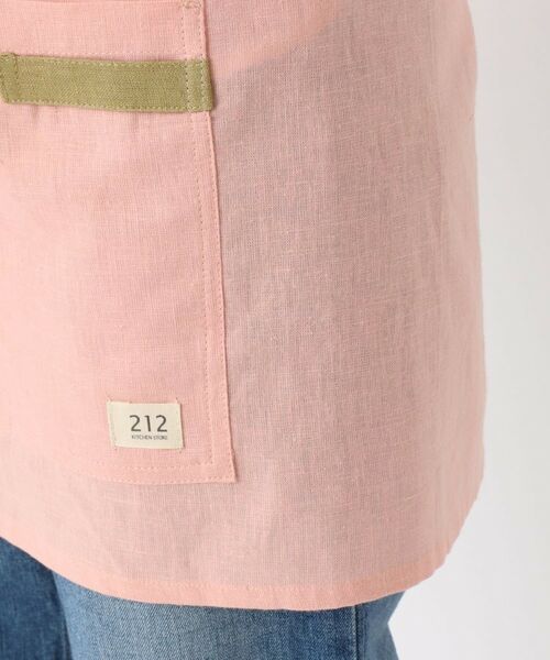 212 KITCHEN STORE / トゥーワントゥーキッチン ストア インテリア・生活雑貨・ホビー・ステーショナリー | リネンコットン カフェエプロン PK ＜212Kオリジナル＞ | 詳細6