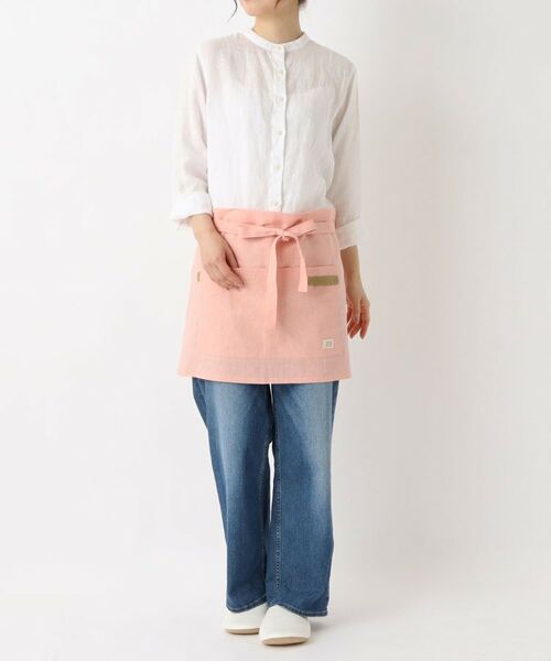 212 KITCHEN STORE / トゥーワントゥーキッチン ストア インテリア・生活雑貨・ホビー・ステーショナリー | リネンコットン カフェエプロン PK ＜212Kオリジナル＞ | 詳細9