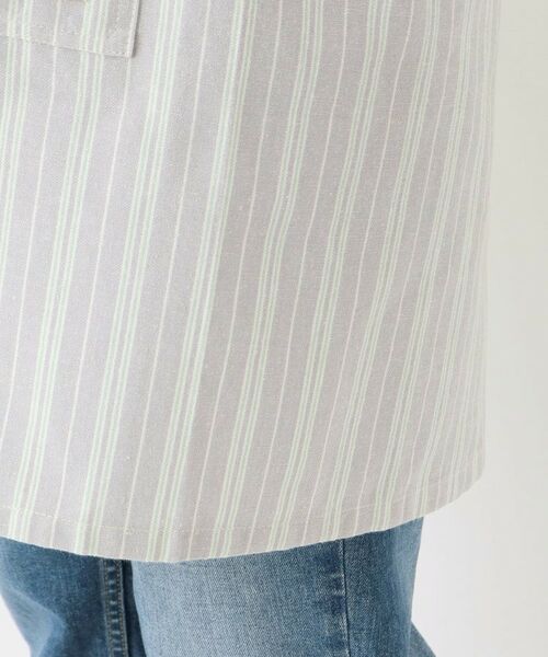 212 KITCHEN STORE / トゥーワントゥーキッチン ストア インテリア・生活雑貨・ホビー・ステーショナリー | ダブルストライプ フルエプロン GY ＜212Kオリジナル＞ | 詳細7