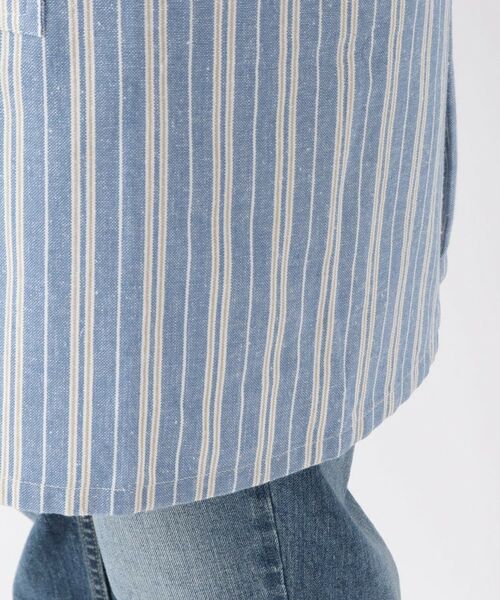 212 KITCHEN STORE / トゥーワントゥーキッチン ストア インテリア・生活雑貨・ホビー・ステーショナリー | ダブルストライプ フルエプロン BL ＜212Kオリジナル＞ | 詳細7