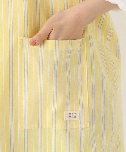 212 KITCHEN STORE / トゥーワントゥーキッチン ストア インテリア・生活雑貨・ホビー・ステーショナリー | ダブルストライプ フルエプロン YE ＜212Kオリジナル＞ | 詳細6