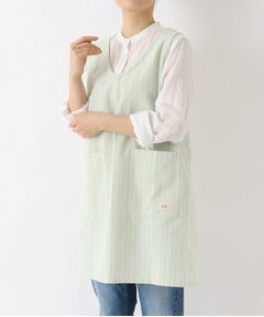 212 KITCHEN STORE / トゥーワントゥーキッチン ストア インテリア・生活雑貨・ホビー・ステーショナリー | ダブルストライプ フルエプロン GR ＜212Kオリジナル＞