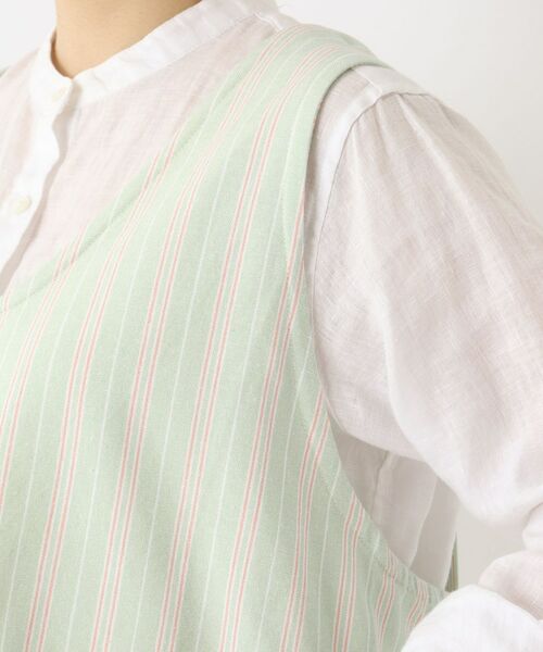 212 KITCHEN STORE / トゥーワントゥーキッチン ストア インテリア・生活雑貨・ホビー・ステーショナリー | ダブルストライプ フルエプロン GR ＜212Kオリジナル＞ | 詳細5