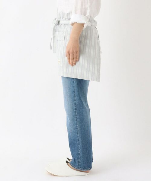 212 KITCHEN STORE / トゥーワントゥーキッチン ストア インテリア・生活雑貨・ホビー・ステーショナリー | ダブルストライプ カフェエプロン GY ＜212Kオリジナル＞ | 詳細2