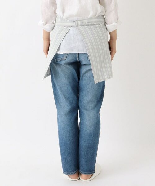 212 KITCHEN STORE / トゥーワントゥーキッチン ストア インテリア・生活雑貨・ホビー・ステーショナリー | ダブルストライプ カフェエプロン GY ＜212Kオリジナル＞ | 詳細3