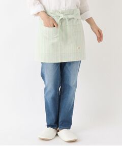 212 KITCHEN STORE / トゥーワントゥーキッチン ストア インテリア・生活雑貨・ホビー・ステーショナリー | ダブルストライプ カフェエプロン GR ＜212Kオリジナル＞