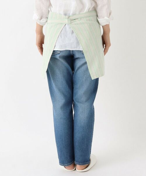 212 KITCHEN STORE / トゥーワントゥーキッチン ストア インテリア・生活雑貨・ホビー・ステーショナリー | ダブルストライプ カフェエプロン GR ＜212Kオリジナル＞ | 詳細3