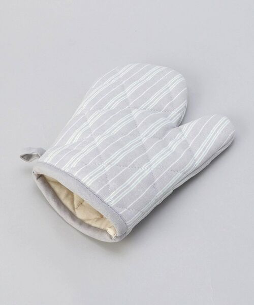 212 KITCHEN STORE / トゥーワントゥーキッチン ストア インテリア・生活雑貨・ホビー・ステーショナリー | ダブルストライプ ミトン GY ＜212Kオリジナル＞ | 詳細2