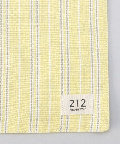 212 KITCHEN STORE / トゥーワントゥーキッチン ストア インテリア・生活雑貨・ホビー・ステーショナリー | ダブルストライプ プレースマット YE ＜212Kオリジナル＞ | 詳細3