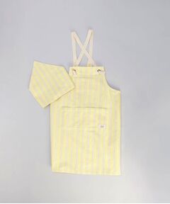 212 KITCHEN STORE / トゥーワントゥーキッチン ストア インテリア・生活雑貨・ホビー・ステーショナリー | ダブルストライプ キッズエプロン・三角巾セット YE ＜212Kオリジナル＞