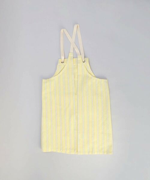 212 KITCHEN STORE / トゥーワントゥーキッチン ストア インテリア・生活雑貨・ホビー・ステーショナリー | ダブルストライプ キッズエプロン・三角巾セット YE ＜212Kオリジナル＞ | 詳細3