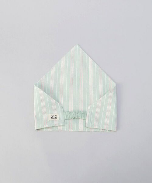 212 KITCHEN STORE / トゥーワントゥーキッチン ストア インテリア・生活雑貨・ホビー・ステーショナリー | ダブルストライプ キッズエプロン・三角巾セット GR ＜212Kオリジナル＞ | 詳細8