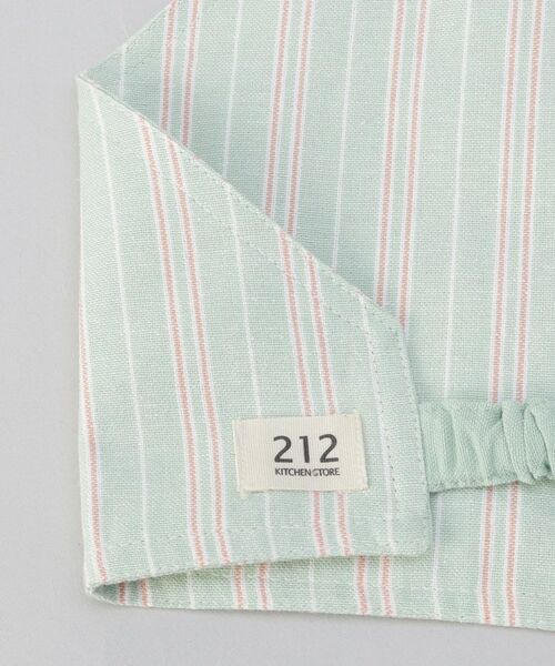 212 KITCHEN STORE / トゥーワントゥーキッチン ストア インテリア・生活雑貨・ホビー・ステーショナリー | ダブルストライプ キッズエプロン・三角巾セット GR ＜212Kオリジナル＞ | 詳細9