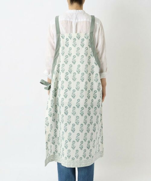 212 KITCHEN STORE / トゥーワントゥーキッチン ストア インテリア・生活雑貨・ホビー・ステーショナリー | ブロックプリント フルエプロン BL ＜212Kオリジナル＞ | 詳細3