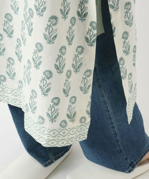 212 KITCHEN STORE / トゥーワントゥーキッチン ストア インテリア・生活雑貨・ホビー・ステーショナリー | ブロックプリント フルエプロン BL ＜212Kオリジナル＞ | 詳細8