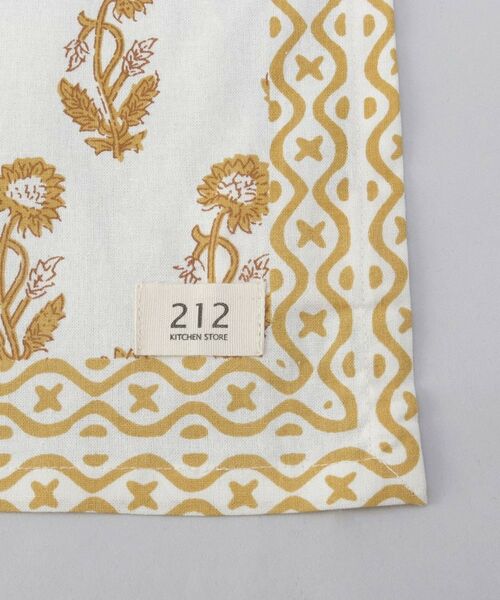 212 KITCHEN STORE / トゥーワントゥーキッチン ストア インテリア・生活雑貨・ホビー・ステーショナリー | ブロックプリント マルチクロス S YE ＜212Kオリジナル＞ | 詳細3