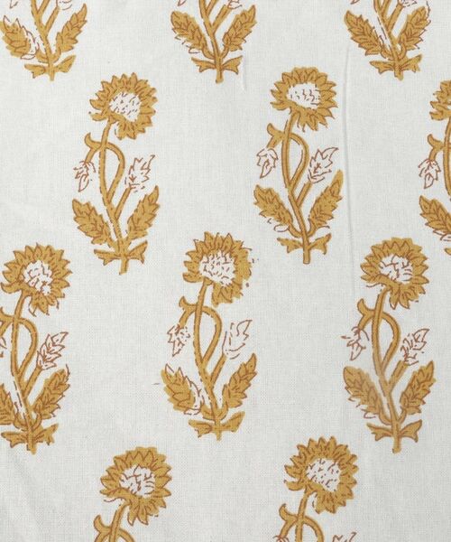 212 KITCHEN STORE / トゥーワントゥーキッチン ストア インテリア・生活雑貨・ホビー・ステーショナリー | ブロックプリント マルチクロス S YE ＜212Kオリジナル＞ | 詳細4