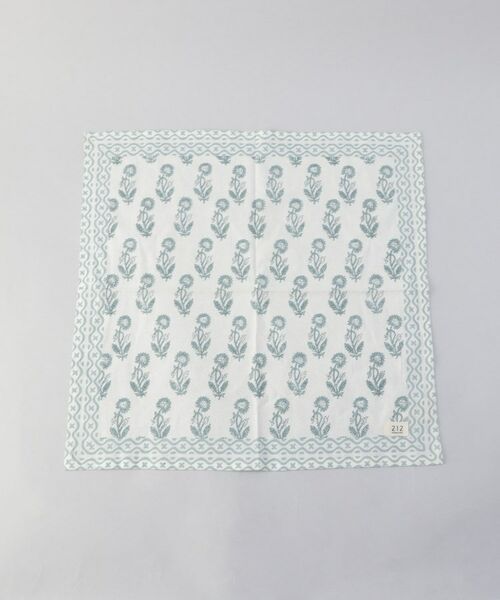 212 KITCHEN STORE / トゥーワントゥーキッチン ストア インテリア・生活雑貨・ホビー・ステーショナリー | ブロックプリント マルチクロス S BL ＜212Kオリジナル＞ | 詳細1