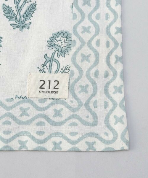 212 KITCHEN STORE / トゥーワントゥーキッチン ストア インテリア・生活雑貨・ホビー・ステーショナリー | ブロックプリント マルチクロス S BL ＜212Kオリジナル＞ | 詳細3