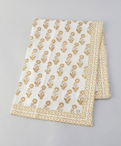 212 KITCHEN STORE / トゥーワントゥーキッチン ストア インテリア・生活雑貨・ホビー・ステーショナリー | ブロックプリント マルチクロス L YE ＜212Kオリジナル＞ | 詳細1