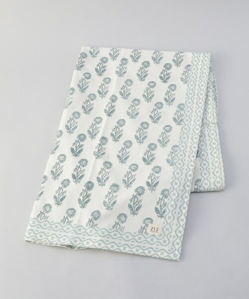 212 KITCHEN STORE / トゥーワントゥーキッチン ストア インテリア・生活雑貨・ホビー・ステーショナリー | ブロックプリント マルチクロス L BL ＜212Kオリジナル＞ | 詳細1