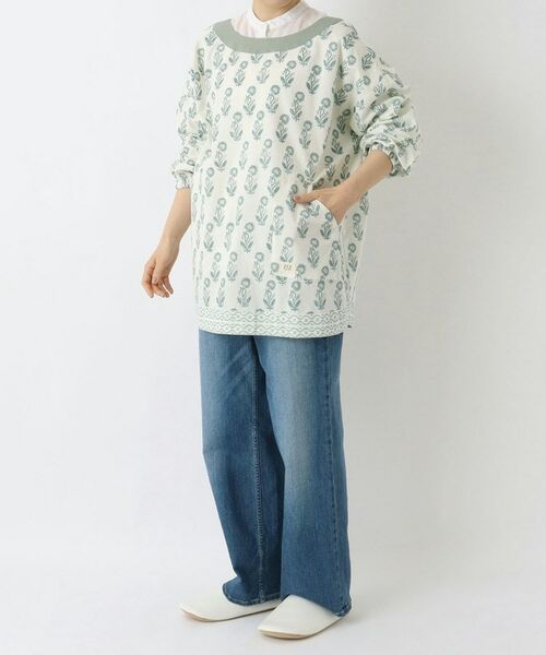 212 KITCHEN STORE / トゥーワントゥーキッチン ストア インテリア・生活雑貨・ホビー・ステーショナリー | ブロックプリント スモック BL ＜212Kオリジナル＞ | 詳細10