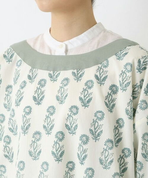 212 KITCHEN STORE / トゥーワントゥーキッチン ストア インテリア・生活雑貨・ホビー・ステーショナリー | ブロックプリント スモック BL ＜212Kオリジナル＞ | 詳細4