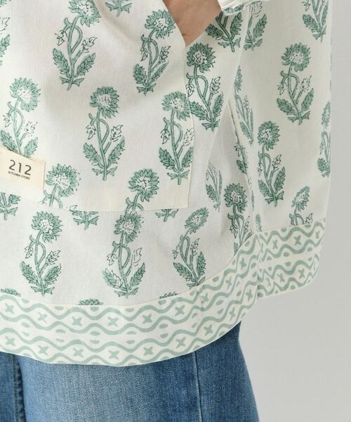 212 KITCHEN STORE / トゥーワントゥーキッチン ストア インテリア・生活雑貨・ホビー・ステーショナリー | ブロックプリント スモック BL ＜212Kオリジナル＞ | 詳細7