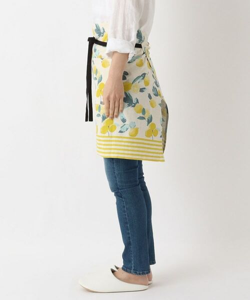 212 KITCHEN STORE / トゥーワントゥーキッチン ストア インテリア・生活雑貨・ホビー・ステーショナリー | レモンボーダー ギャルソンエプロン NT | 詳細2