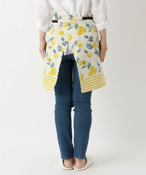 212 KITCHEN STORE / トゥーワントゥーキッチン ストア インテリア・生活雑貨・ホビー・ステーショナリー | レモンボーダー ギャルソンエプロン NT | 詳細3
