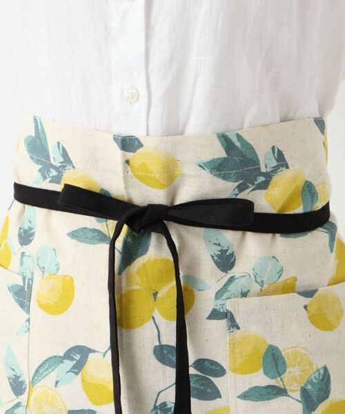 212 KITCHEN STORE / トゥーワントゥーキッチン ストア インテリア・生活雑貨・ホビー・ステーショナリー | レモンボーダー ギャルソンエプロン NT | 詳細4