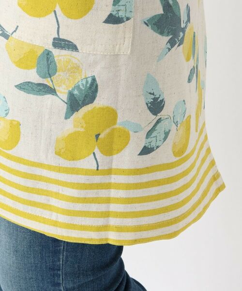 212 KITCHEN STORE / トゥーワントゥーキッチン ストア インテリア・生活雑貨・ホビー・ステーショナリー | レモンボーダー ギャルソンエプロン NT | 詳細6