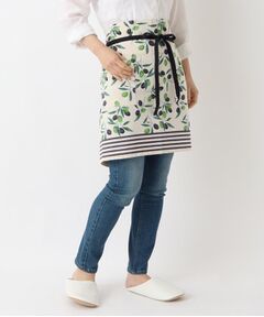 212 KITCHEN STORE / トゥーワントゥーキッチン ストア インテリア・生活雑貨・ホビー・ステーショナリー | オリーブボーダー ギャルソンエプロン NT